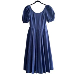 Laura Ashley | Dresses | Laura Ashley 9s Vintage Satin Dark Floral Short  Sleeve Maxi Dress Size 6 | Poshmark